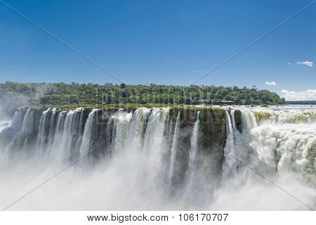 Devil Throat Iguazu Falls At Argentinian Border