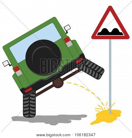 Offroad Car Pissing Color