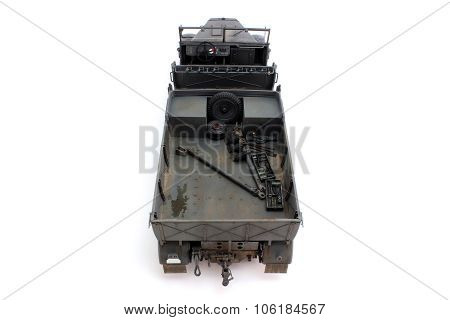Half-track Model Rear View From Above