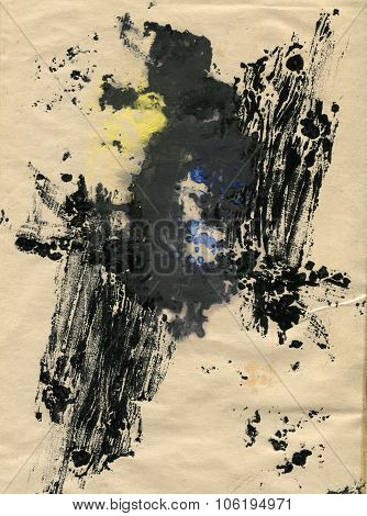 Monoprint background