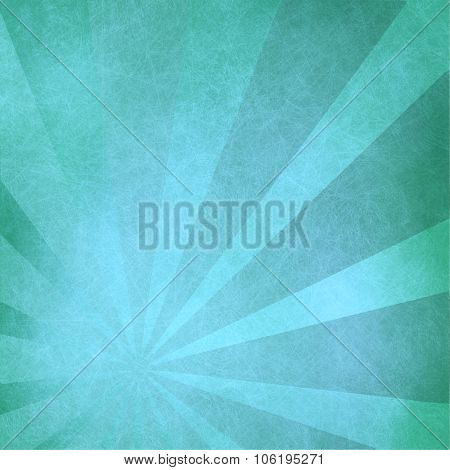 Blue Rays Sun Light Grungy Illustration Background
