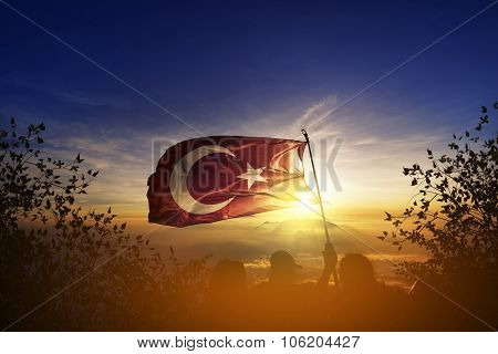 Flag Turkish Flag Design and Presentation