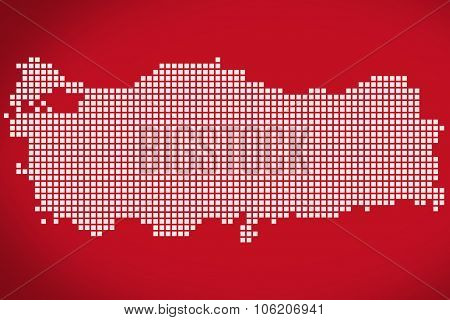 Turkey map, map design