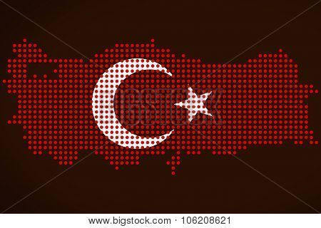 Turkey map, map design