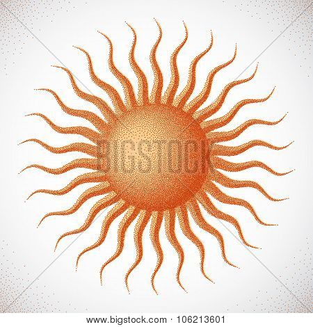 Sun Halftone style