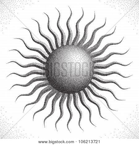 Sun Halftone style
