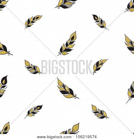 Feather Seamless Pattern