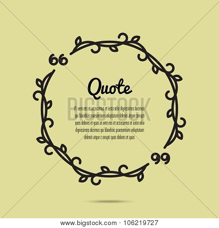 Quote Frame Card