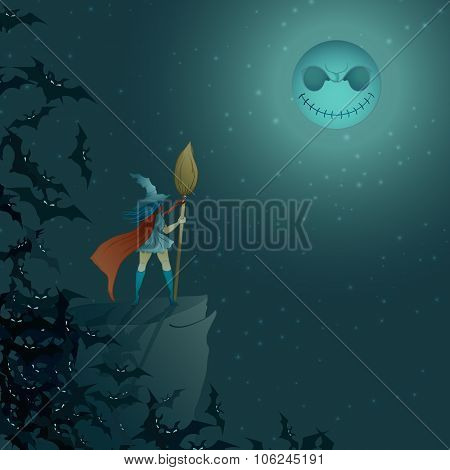 wicked halloween glow - Illustration