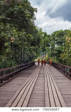 Monks In Thailand