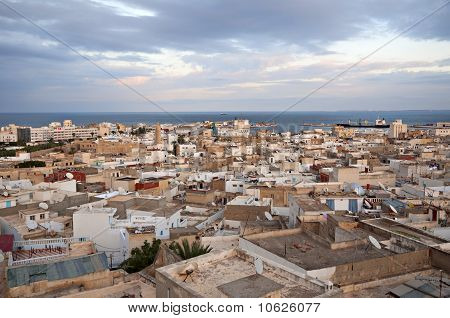 The top view of the Medina of Sousse