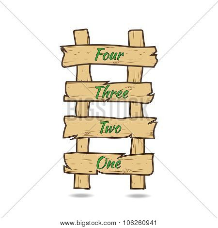 Old Wooden Ladder