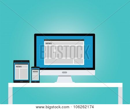 online news newspaper responsive multi platform