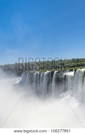 Iguazu Falls Devil Throat Argentinian Border