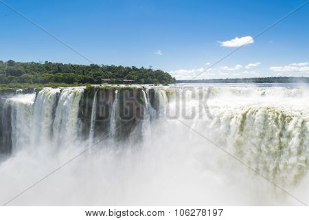 Iguazu Falls Devil Throat Argentinian Border