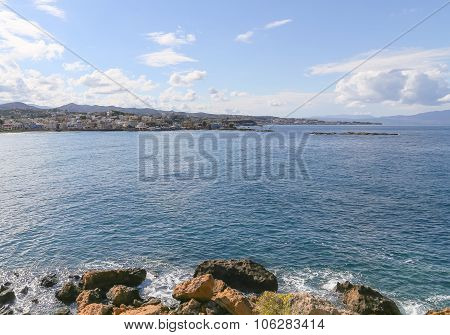 Bay Of Agioi Apostoloi In Crete