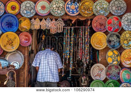 Marrakech, Morocco - Circa September 2015 - Selective Focus Shot