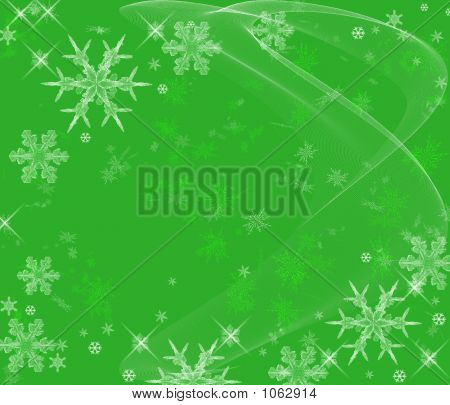 Fundo de flocos de neve gelada