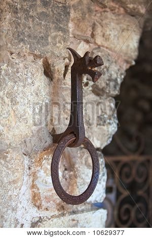 Gamle jern Doorhandle