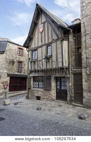 Medieval Building, Dinan, Brittany France
