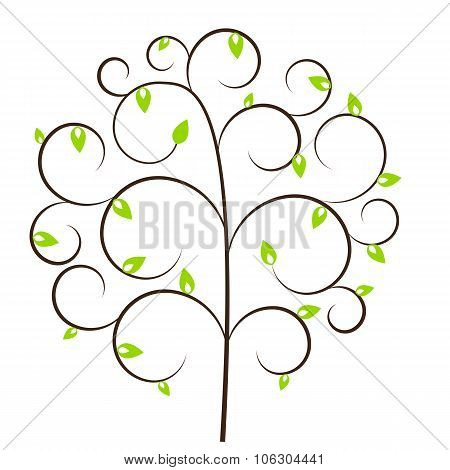 Beautuful Tree Vector Illustration