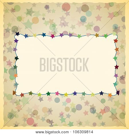 Vintage retro card design