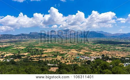 Lassithi plateau famous landmark of Crete - Greece