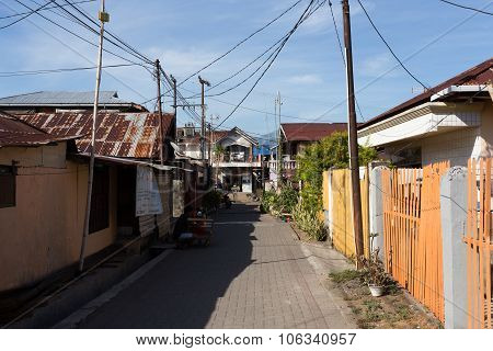 Manado Shantytown Street North Sulawesi