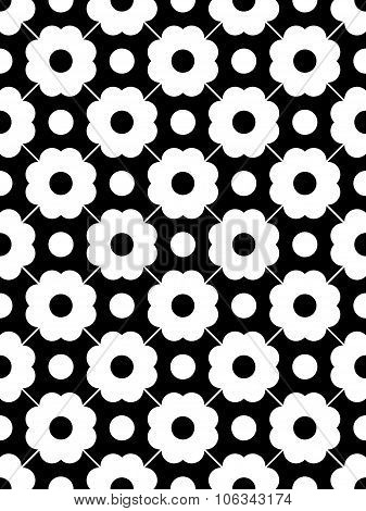 Vector modern seamless geometry pattern dots black and white abstract