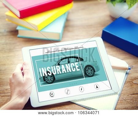 Car Insurance Accident Claim Risk Defense Drive Concept