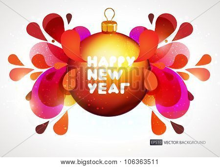 New year vector background