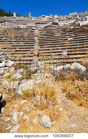 The Old  Temple And Theatre In Termessos