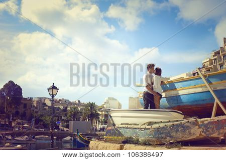Couple at the seaside