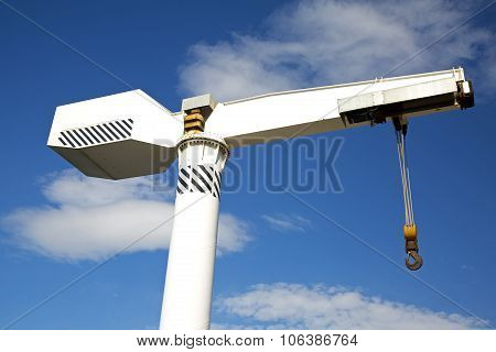 Tower Crane On Blue Sky