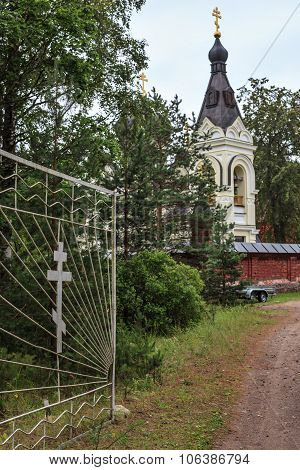 The Christian church in the territory of monastery