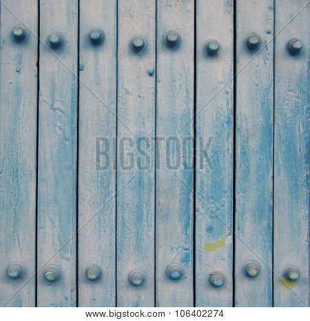 Blue Metal Door