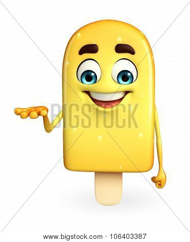 Candy Character Is Presenting