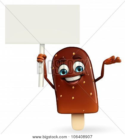 Candy Character With Sign