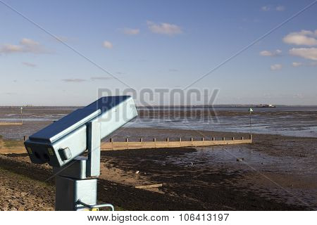 Telescope At Southend-on-sea, Essex, England