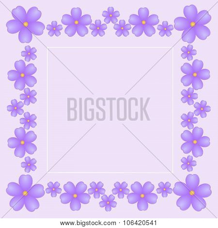 vintage gentle pink background with bright violets