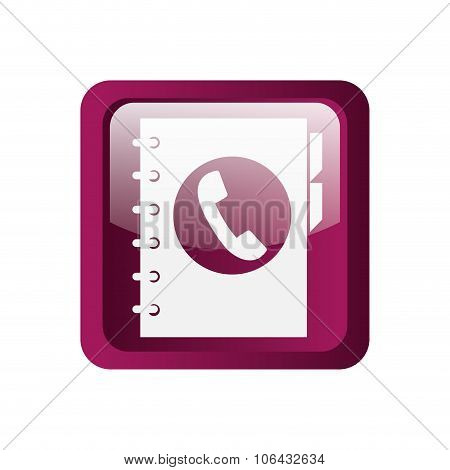 Phonebook icon symbol design