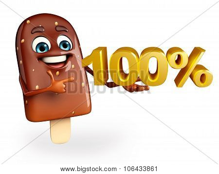 Candy Character With Percent Sign