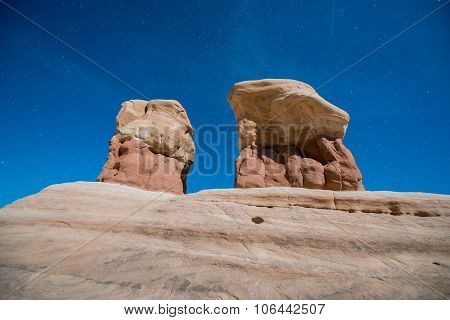 Devils Garden Escalante At Night