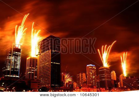 Brisbane Riverfire ohňostroj