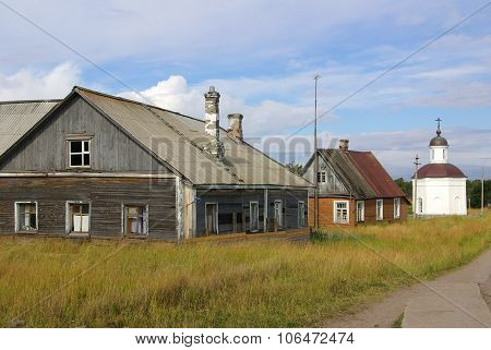 Solovki, Republic Of Karelia, Russia - August, 2011: Chapel On Solovki In Summer Day