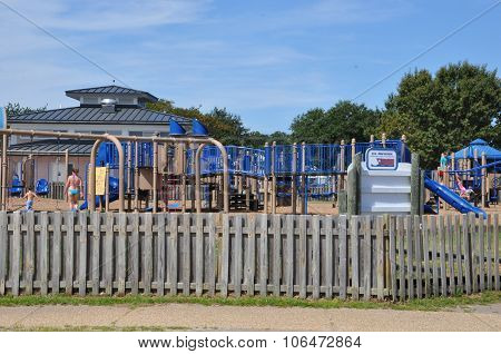 Buckroe Beach Park in Hampton, Virginia