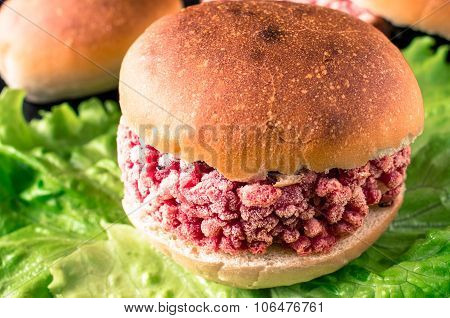 Frozen Hamburger