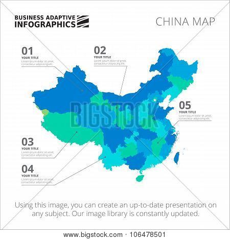 China map template