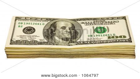 Hundrede Dollars bunke