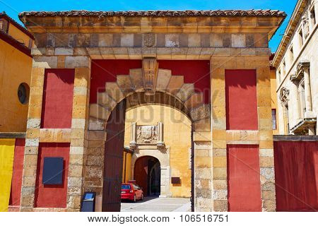 Leon San Isidoro church by the way of saint James at Castilla Spain